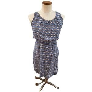 Piko 1988 Sleeveless Preppy Sailboat Print Dress M